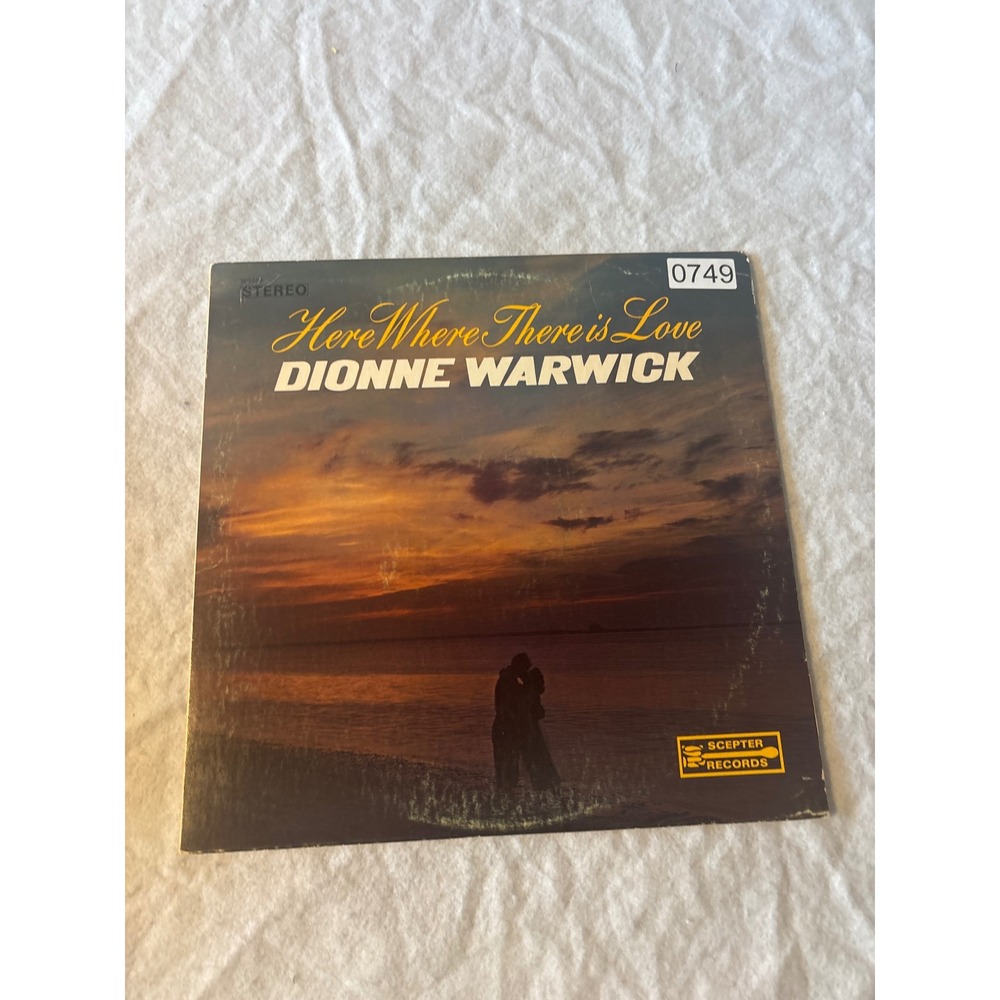 Scepter Dionne Warwick Here Where There is Love Vinyl LP 12" Black Good Soul Pop